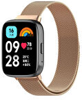 Xiaomi Redmi Watch 3 Active (Düz Watch 3 Değildir) Kordon Milano Loop Metal Kordon