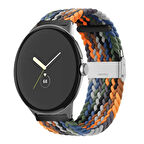 Xiaomi Redmi Watch 5 Active/Lite Amazfit GTR 2E 47mm Pace 1/2 Kordon Metal Klipsli Flexi Örgü
