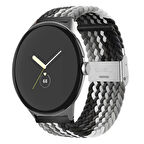 Samsung Galaxy Watch Gear S2 3 41mm 42mm Active 2 40mm 44mm Kordon Metal Klipsli Flexi Örgü
