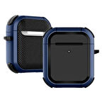 Apple AirPods 1. / 2. Nesil Uyumlu Kılıf Zırhlı Antishock Tank Case