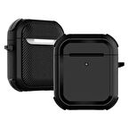 Apple AirPods 1. / 2. Nesil Uyumlu Kılıf Zırhlı Antishock Tank Case