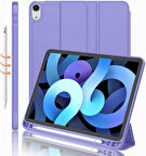 Apple iPad Air 11inç M2/M3 2025-2024 Kılıf Kalem Bölmeli Smart Case