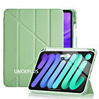 Apple iPad Air 13inç M2 2024 Kılıf Kalem Şarj Bölmeli Case A2898 A2899 A2900