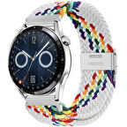 Huawei Watch 3 GT GT2 GT2e GT3 GT4 GT5 Pro 46mm Ultimate SE Elite Kordon Metal Klipsli Flexi Örgü