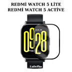 Xiaomi Redmi Watch 5 Active / 5 Lite Full Ekran Nano Saat Koruyucu