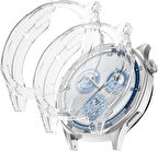 Huawei Watch GT 5 Pro 46mm 2li Set Silikon Parlak Renkli Ekran Koruyuculu Kasa Koruyucu (42mm Değildir)