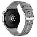 Huawei Watch GT GT2 GT3 GT4 42mm/Honor Magic 2 Kordon Lansman Kumaş Dikişli Silikon 102