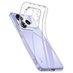 Xiaomi Redmi Note 14 4G Kılıf Şeffaf Silikon Hibrit Case Kapak