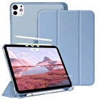 Apple iPad Pro 11 3./4. Nesil M2 Kılıf Flip Cover Kalem Bölmeli PC Case 2020-2022