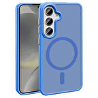 Samsung Galaxy S25 Plus Kılıf Mat Yüzey Magsafe Şarj Özellikli Sio Kapak