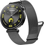 Huawei Watch GT 5 Pro 42mm/ GT 5 41mm/GT 4 41mm (18mm uyumlu) Kordon Çift Mıknatıslı Milano Loop Metal Kordon