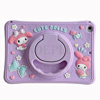 Huawei MatePad SE 11inç 2024 Kılıf Cute Dolls Standlı Eğlenceli 3D Karekterli Çocuk Kılıfı (10.4İinç eğildir)