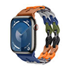 Apple Watch 10 42mm - 38/40/41mm Kordon Silikon Örgü Ayarlanabilir 2/3/4/5/6/se/7/8/9