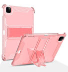 Apple iPad Air 4 10.9" Kılıf Kalem Bölemli Standlı Darbelere Dayanıklı Şeffaf Kapak A2072 A2316 A2324 A2325