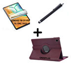 Lenovo Tab TB311FU 10.1inç Kılıf Dönen Tablet Kilifi Ekran Koruyucu+Kalem