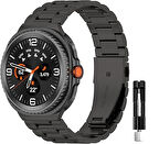 Samsung Galaxy Watch 8 42mm 44mm Classic 46mm Kordon Klipsli Metal Kordon 04 +Kısaltma Aparatı