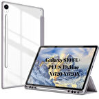 Samsung Galaxy Tab S10 FE+ Plus 13.1inç Kılıf Grafiti Şeffaf Kalem Bölmeli X620 X626