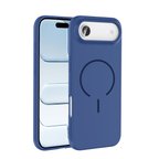 Apple iPhone 17 Air Kılıf Yumuşak Dokulu M-safe Şarj Özellikli Meta Kapak