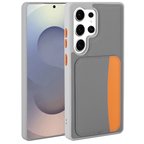 Samsung Galaxy S24 Ultra Kılıf PU Deri Kartlıklı X-Kart Silikon Kapak