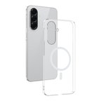 Samsung Galaxy A57 Kılıf M-Safe Şarj Özellikli Ultra İnce Sert PC Uyumlu Açık London Kapak