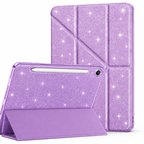 Samsung Galaxy Tab S9 X710 X716 X718 Kılıf Kalem Bölmeli Trifolding Case(12.4inç Değildir)