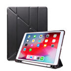 Apple iPad 8. Nesil 10.2 Kılıf Kalem Bölmeli Trifolding Case A2270 A2428 A2429 A2430