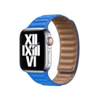 Apple Watch 7 8 45mm Kordon Baklalı Deri Kordon
