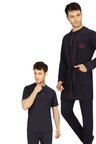 Kutulu Çeyizlik Erkek 5'li Pijama Takım, Kısakol Pijama Takım, Uzunkol Pijama Takım ve Sabahlık