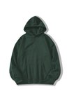 Velmora Premium Düz Kapüşonlu Sweat - Koyu Yeşil