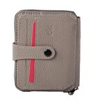 bizoon % 100 Deri Kısa Fermuarlı Cüzdan ve Kartlık 1010 