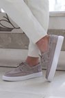 Shoetyle - Hakiki Süet Deri Bej Rengi Günlük Erkek Ayakkabı - 115-K512-1065