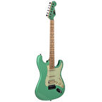 DMX Guitars DEG100 HSS SSG Elektro Gitar (Satin Surf Green)