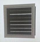 15X15 Çift Sıra Kanatlı Zıt Damperli Menfez