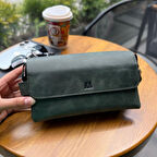 Hakiki Deri Unisex El Çantası – Bilek Tutma Kayışı, İsim Yazılı, Kişiye Özel | Boliva 9874