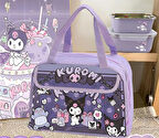 Sanrio Kuromi Termal Beslenme Çantası