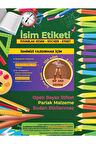 Okul Etiketi Kalem Defter Etiketi, He-Man Etiketi - 100 Adet 3cm Opak Sticker