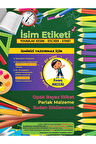 Okul Etiketi Kalem Defter Etiketi, Pepee Etiketi - 60 Adet 4cm Opak Sticker