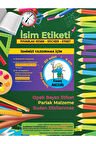 Okul Etiketi Kalem Defter Etiketi, Şirinler V1 Etiketi - 60 Adet 4cm Opak Sticker