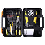 Enraco 12V Taşınabilir Hava Pompası Kompresör Araç Lastik Şişirme ve Tamir Seti