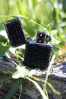 Siyah . Taşlı Zippo Çakmak