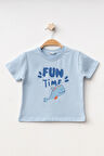 Fun Time Baskılı Erkek Çocuk  Tişört 50102