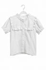 Kısa Kol Düz Kız Çocuk Gömlek 6996