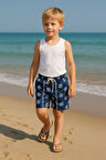 Erkek Çocuk Desenli Deniz Şortu 50501