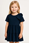 Fiyonklu Kız Çocuk Elbise 50776