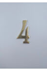 PİRİNÇ RAKAM KAPI NUMARASI 8CM NO:4