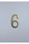 PİRİNÇ RAKAM KAPI NUMARASI 8CM NO:6