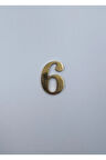 PİRİNÇ RAKAM 4CM TIRNAKLI NO:6