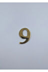 PİRİNÇ RAKAM 6CM TIRNAKLI NO:9