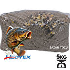 Hedyex 5Kg Sazan Tozu Yüksek Proteinli Özel Katkılı Sazan Alabalık Avı Toz Yem
