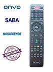 ORJİNAL LOGOLU ONVO-SABA-NORDMENDE LCD TV KUMANDASI